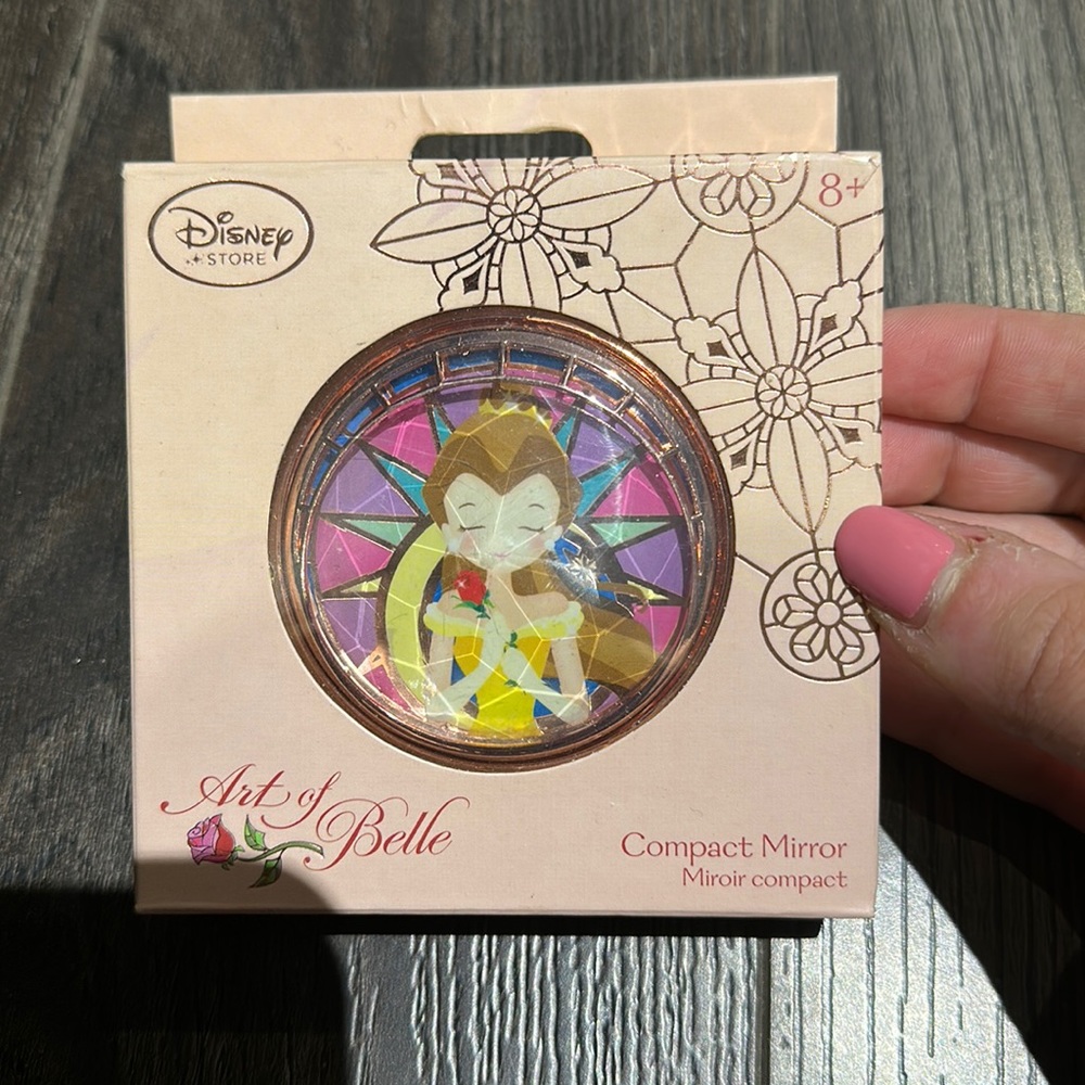 Art of belle Disney compact mirror